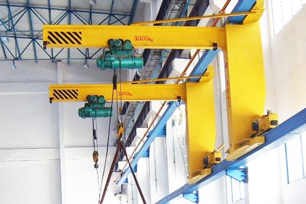 Travelling wall jib crane factory