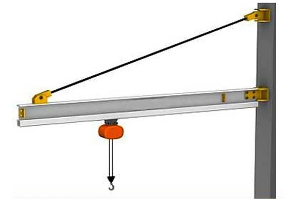 Travelling wall jib crane factory
