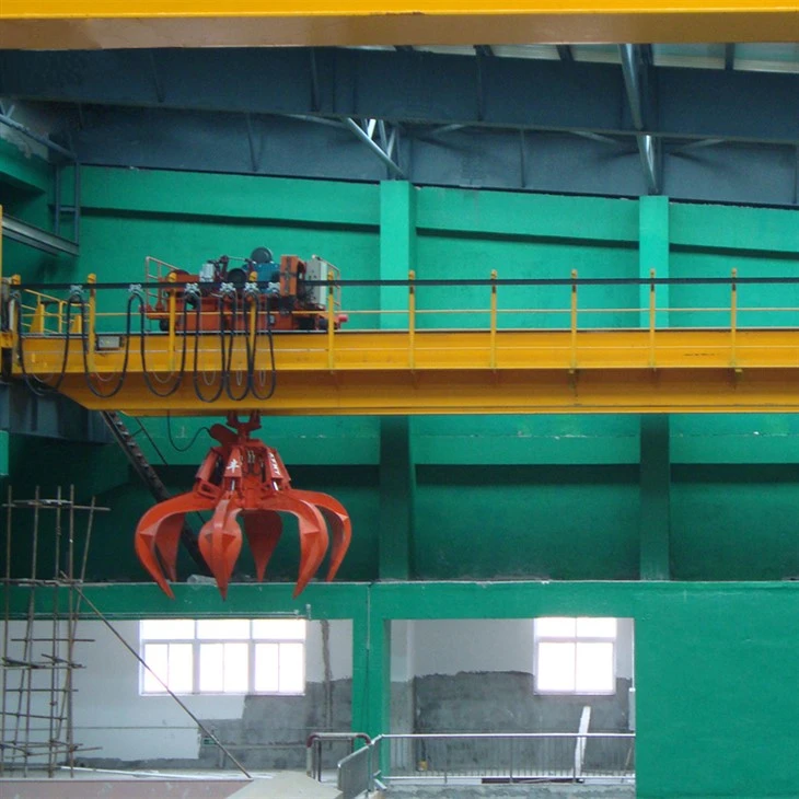 Grapple Bucket Bridge Crane
